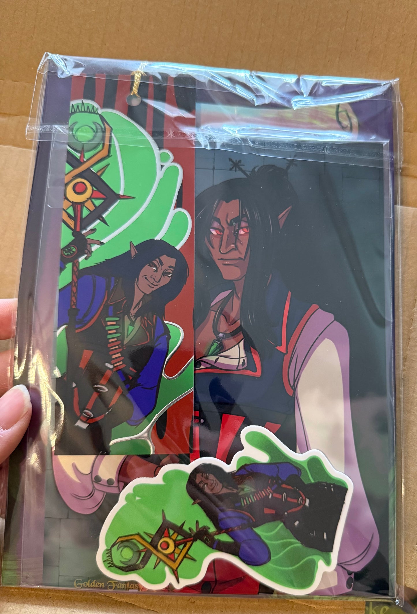 Physical copy of Fire on the Wind, 1st edition