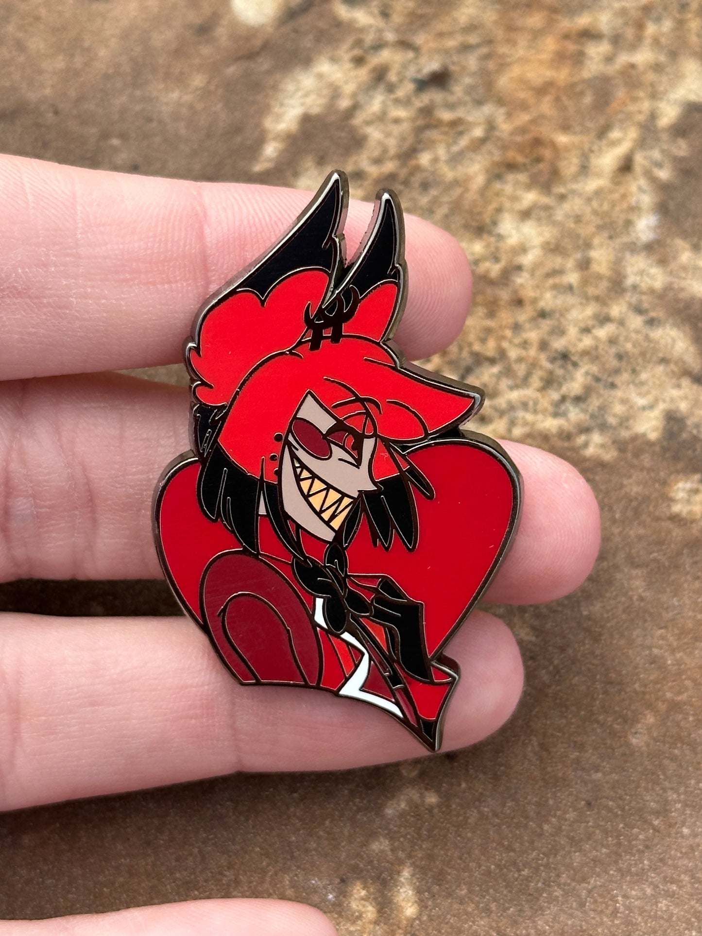 Hazbin boys with Heart - Run 1 - 50 mm Hard Enamel Pins