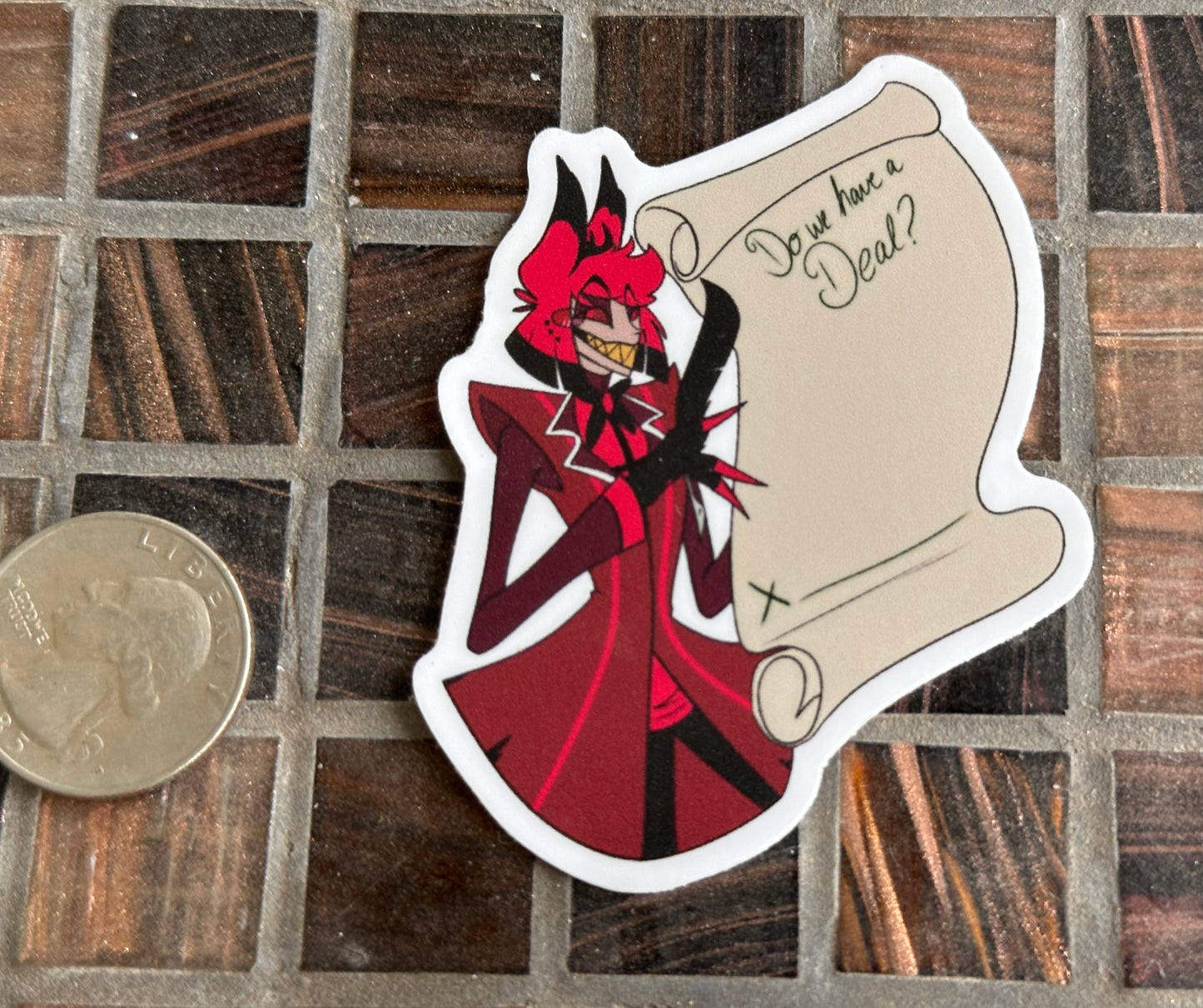 Dealmaker Alastor writable sticker