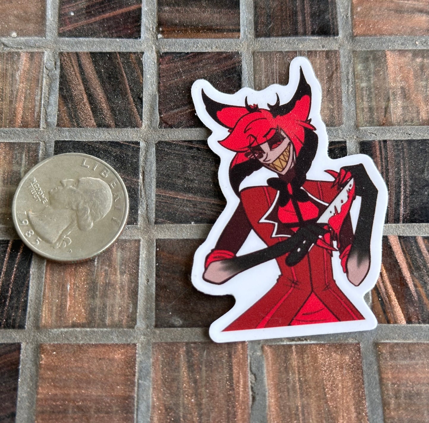 Alastor Knife Sticker 2.4 inch