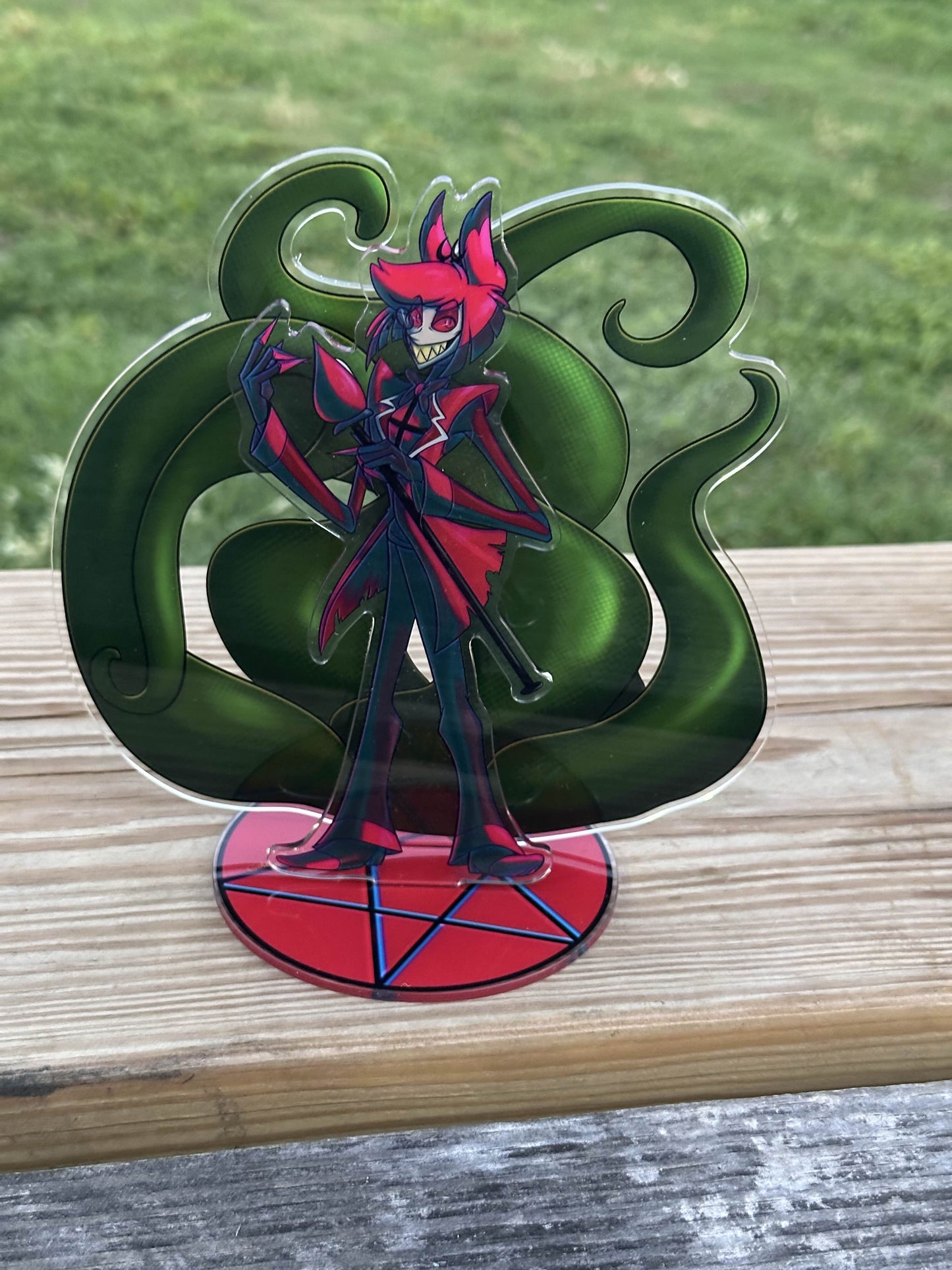 Alastor Radio Demon with Horror Tentacles Multi-Part Standee - 180 mm tall