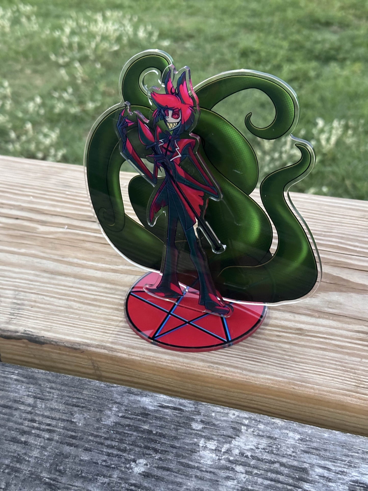 Alastor Radio Demon with Horror Tentacles Multi-Part Standee - 180 mm tall