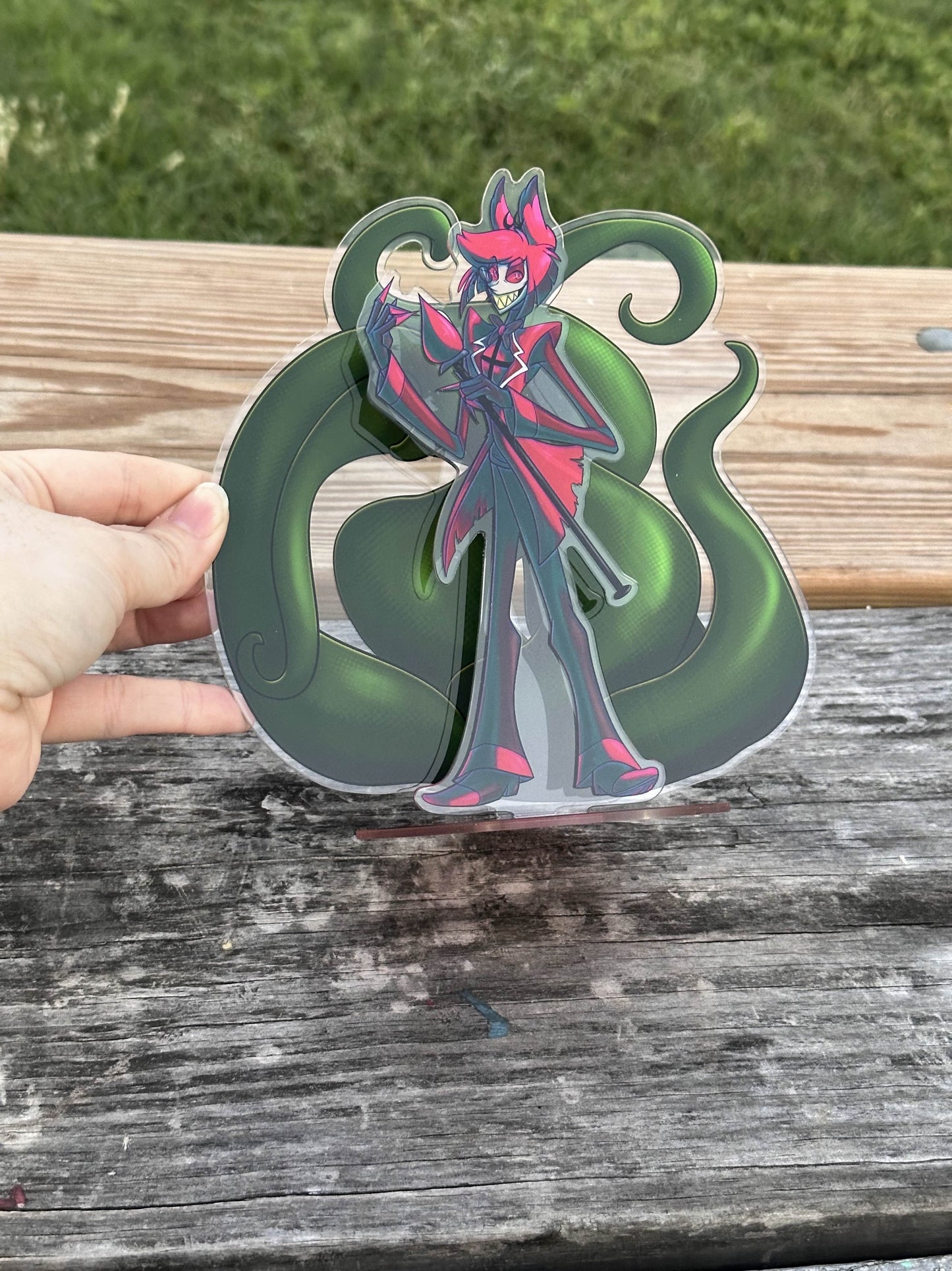 Alastor Radio Demon with Horror Tentacles Multi-Part Standee - 180 mm tall