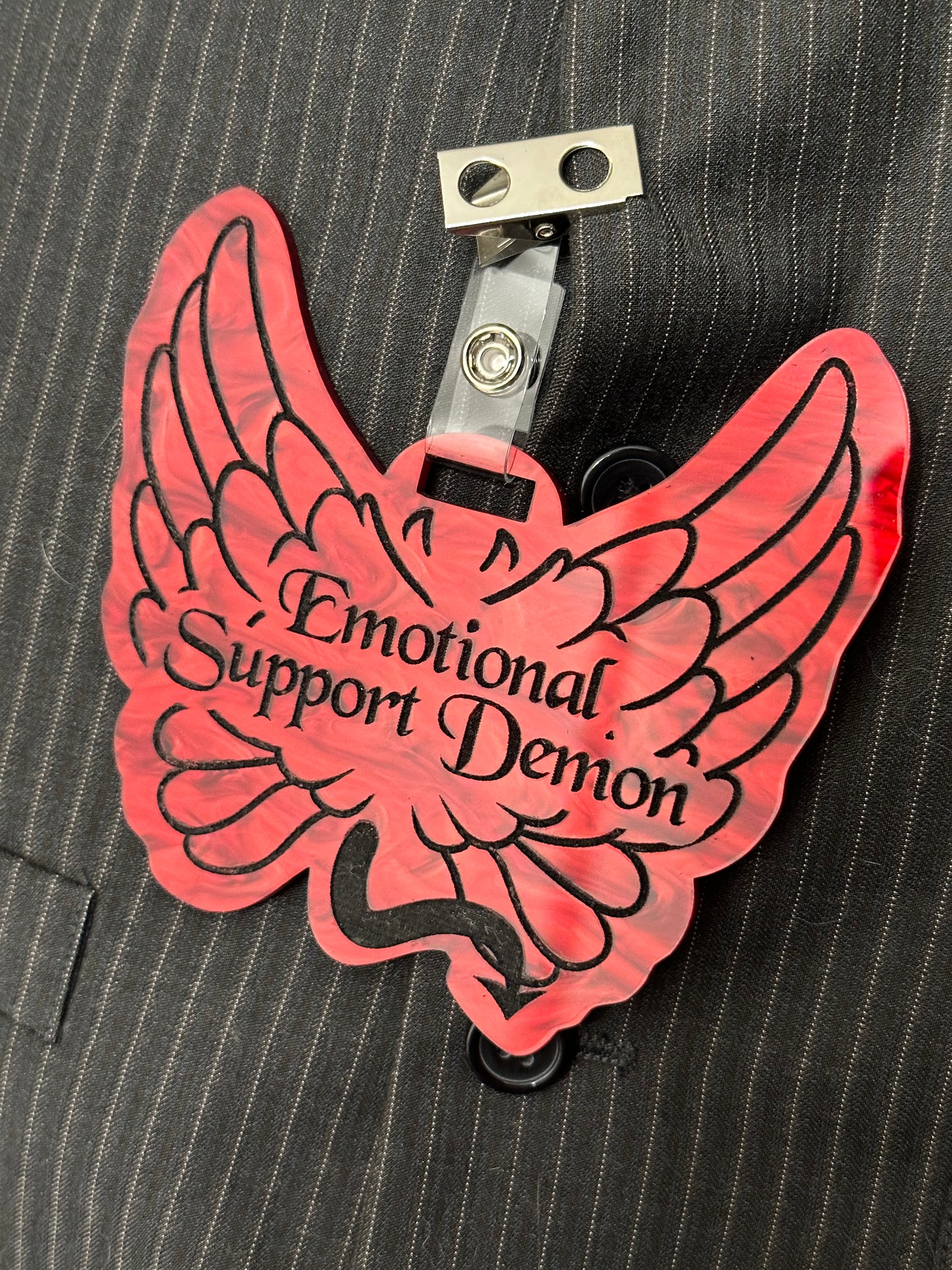 Good Omens Cosplay Angel and Demon Acrylic Badges