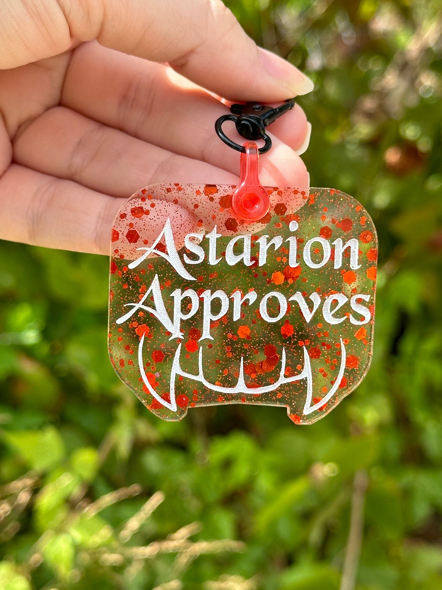 Astarion Approves Acrylic Keychain