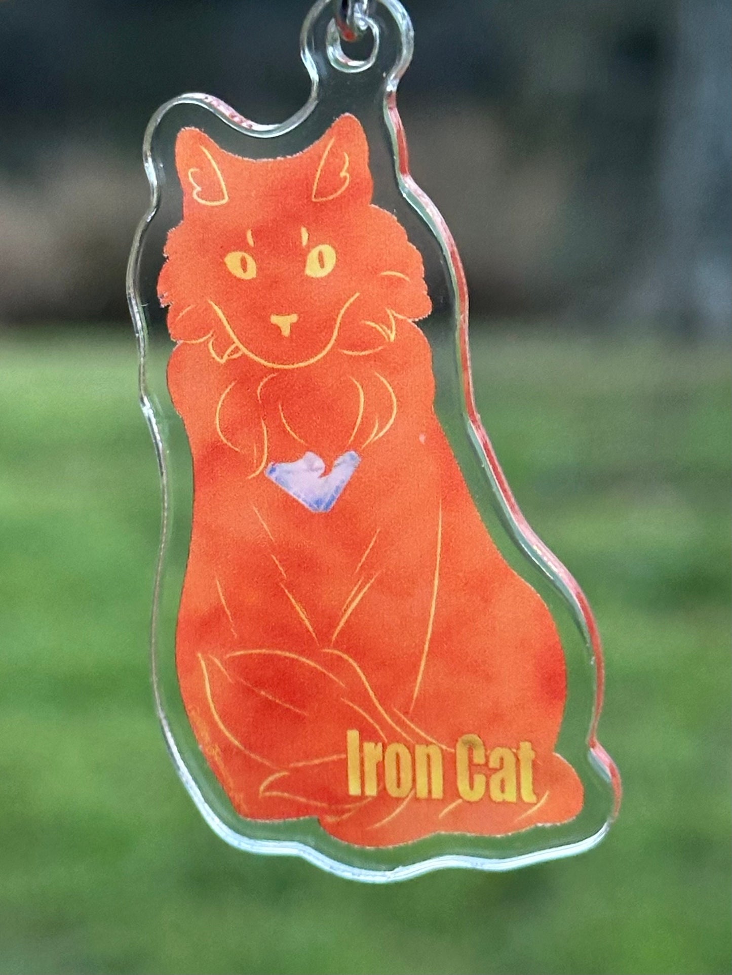 Meow-velous cat avenger keychains - 2 inch tall