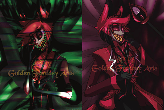 Alastor the Radio Demon Hazbin Hotel Horror dakimakura 50x150cm