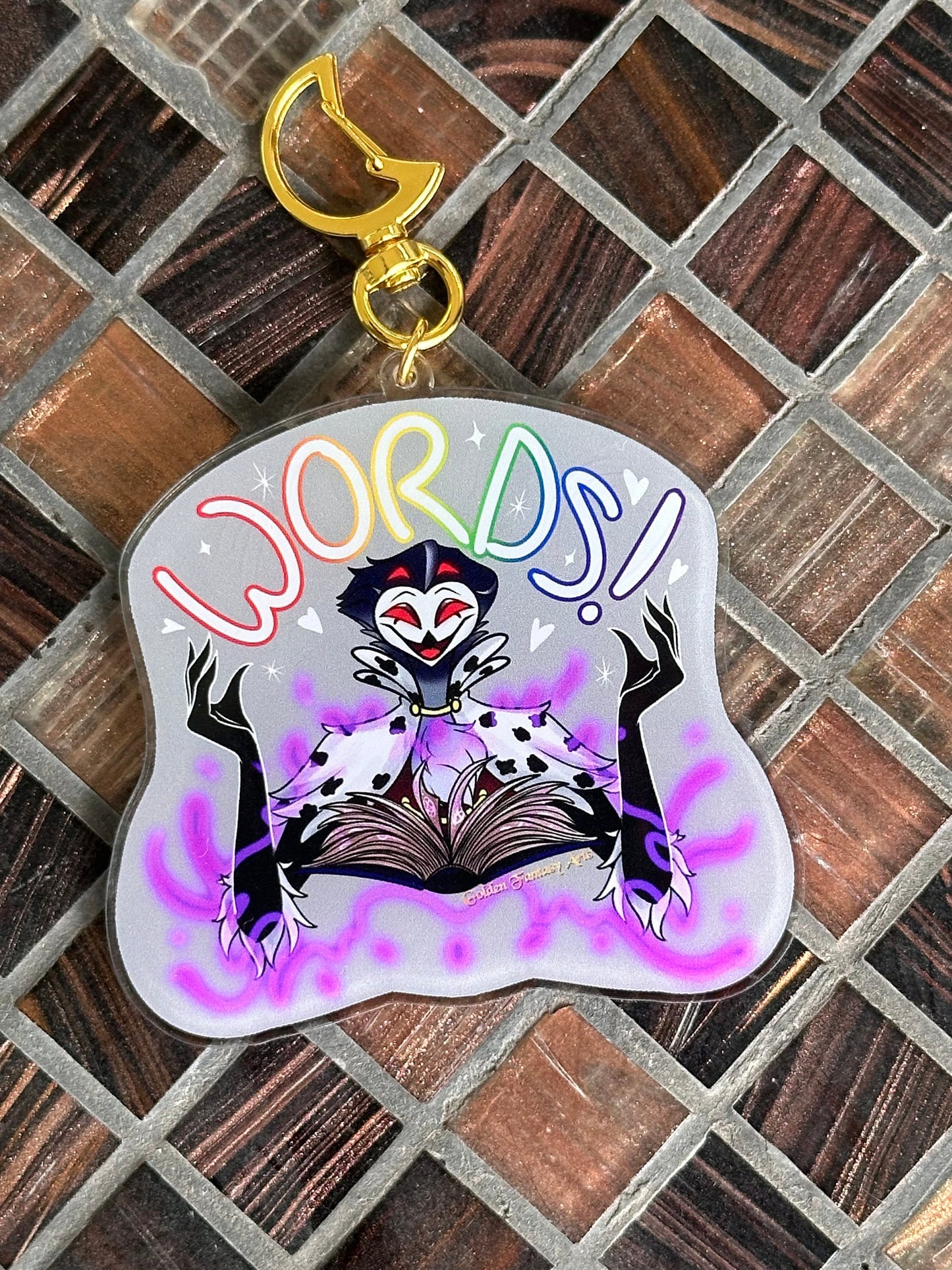 Stolas Helluva Boss Double-sided Acrylic Keychain